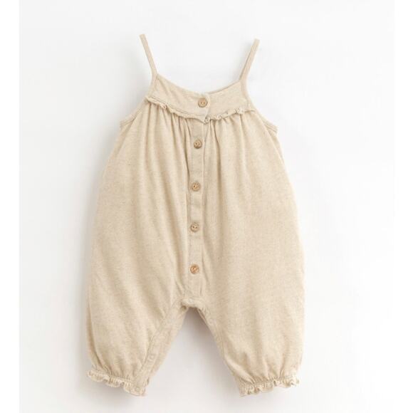 Organic cotton jumpsuit with elastic cuffs | Organic Care Size 9M - Picture 1 of 4